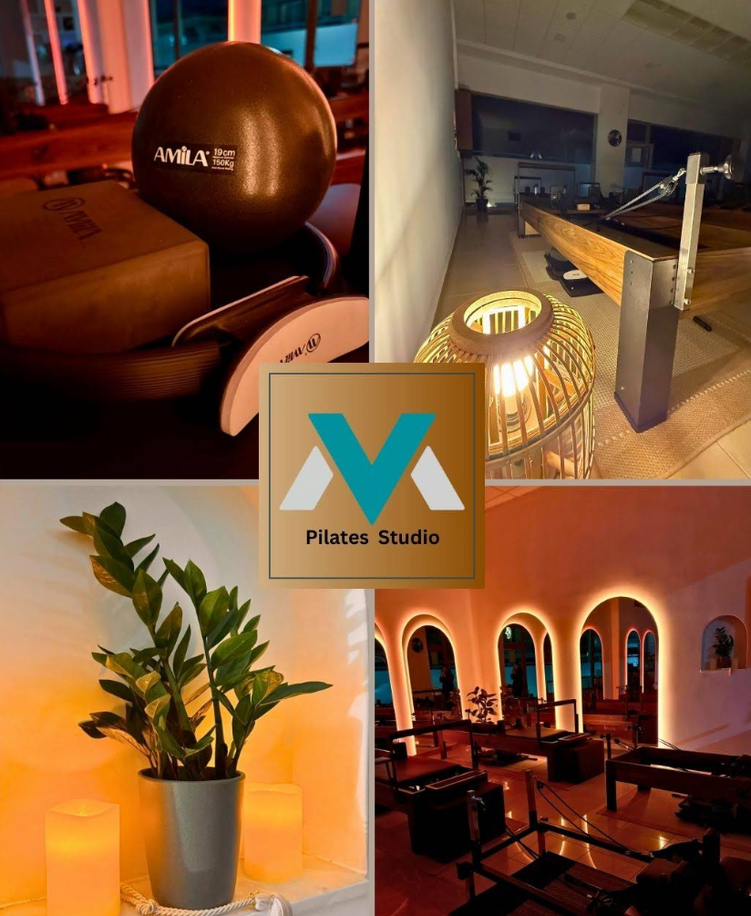 Λεπτομέρειες από τον χώρο του MV Pilates Studio